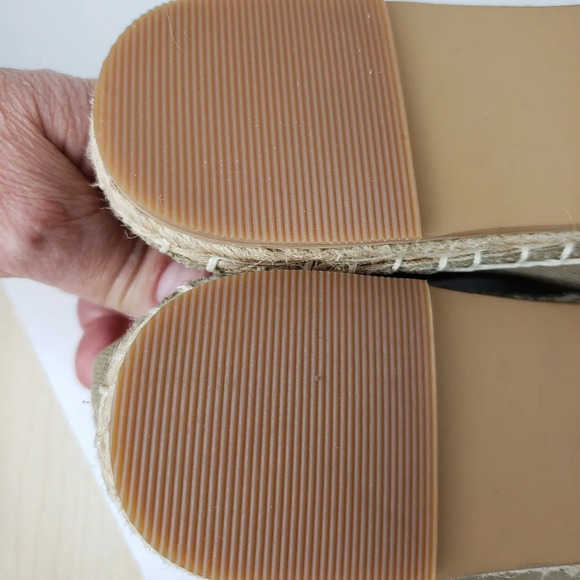 Tesori Bermuda Fab Khaki Lace Up Espadrilles Sneakers sz 8.5M Casual Comfort - Picture 10 of 10